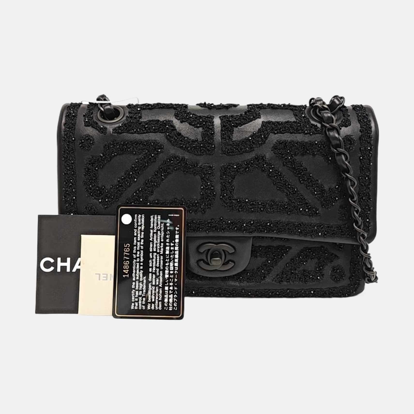 CLASSIC FLAP Medium Fabric Black