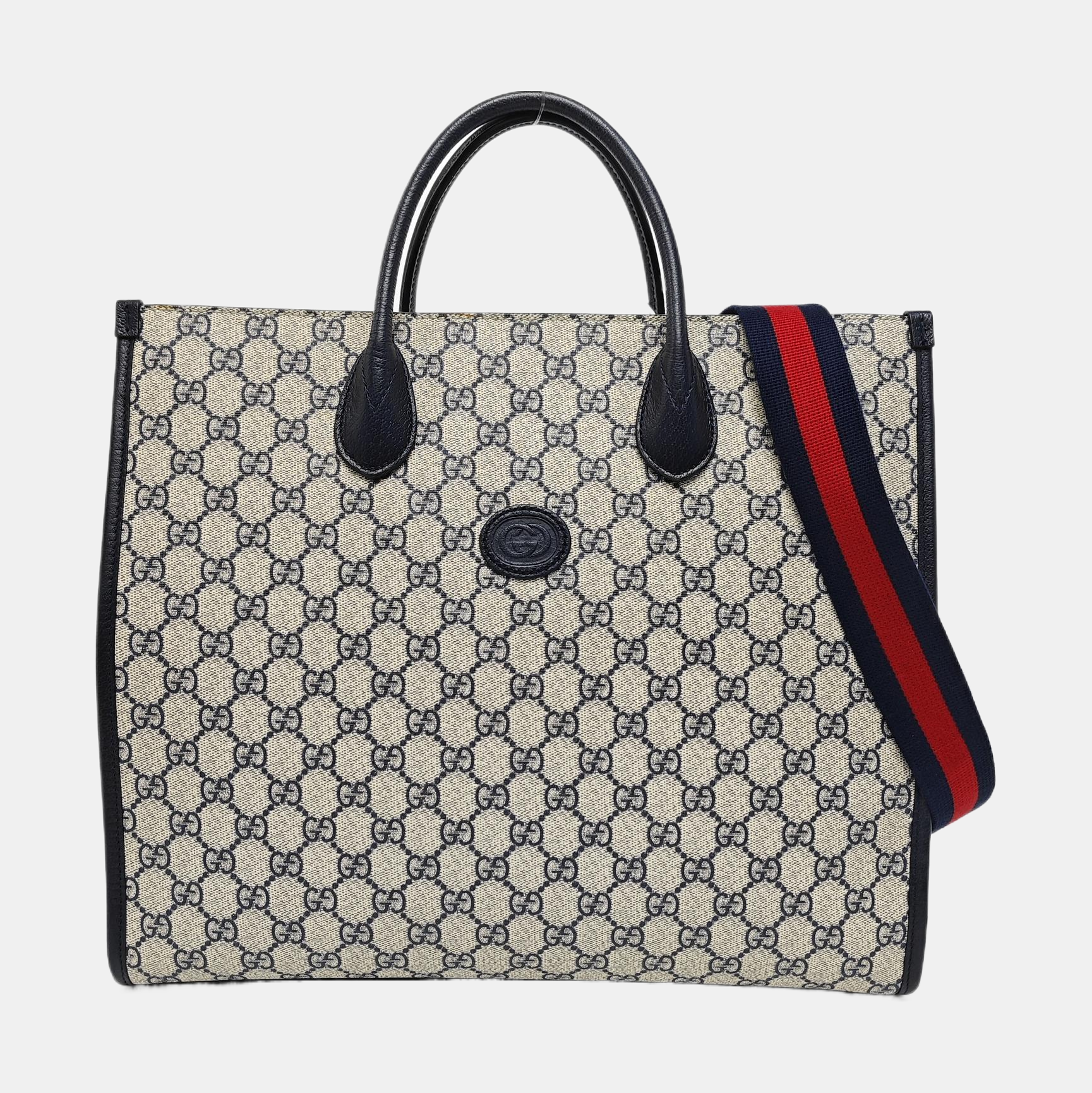 Retro Medium Monogram Coated Canvas Beige