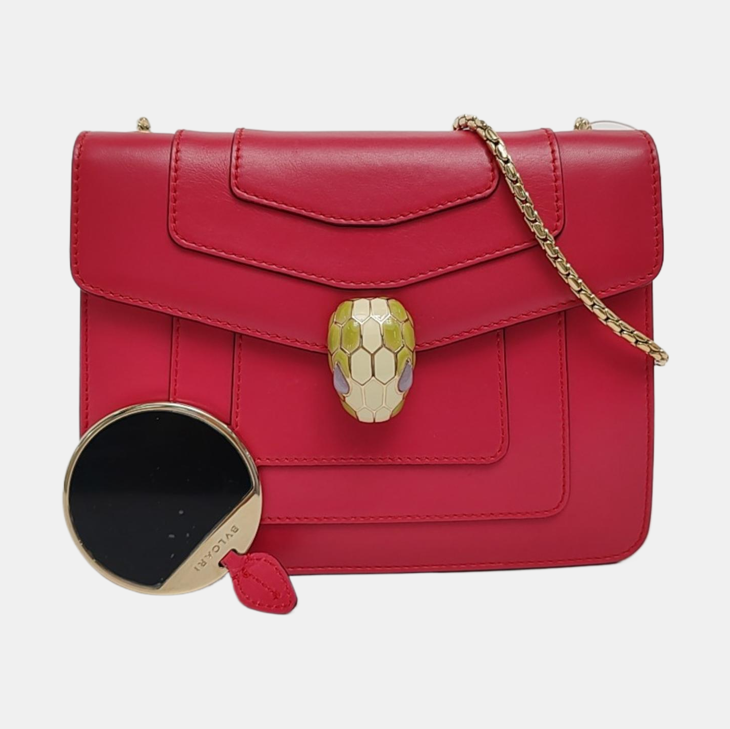 SERPENTI FOREVER Calfskin Red