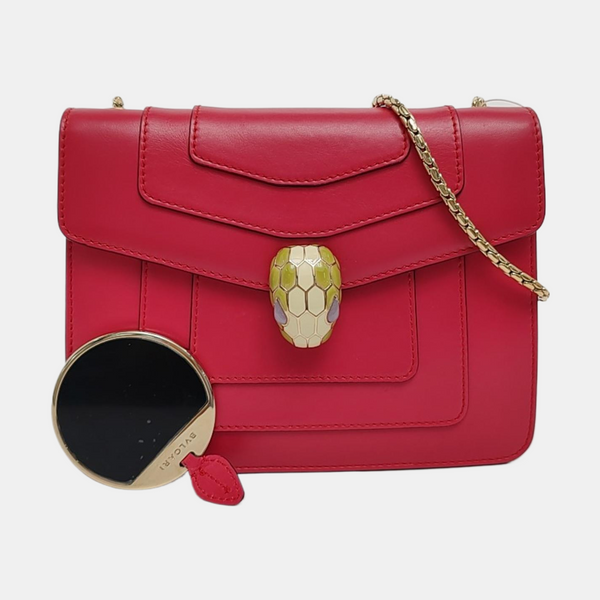 SERPENTI FOREVER Calfskin Red
