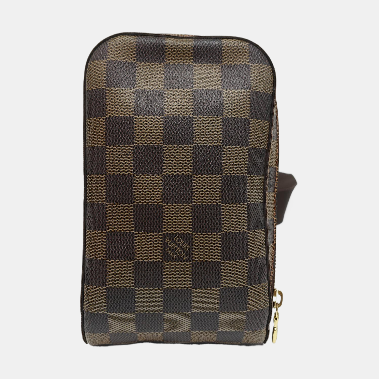 GÉRONIMOS Damier Ebene Coated Canvas Brown
