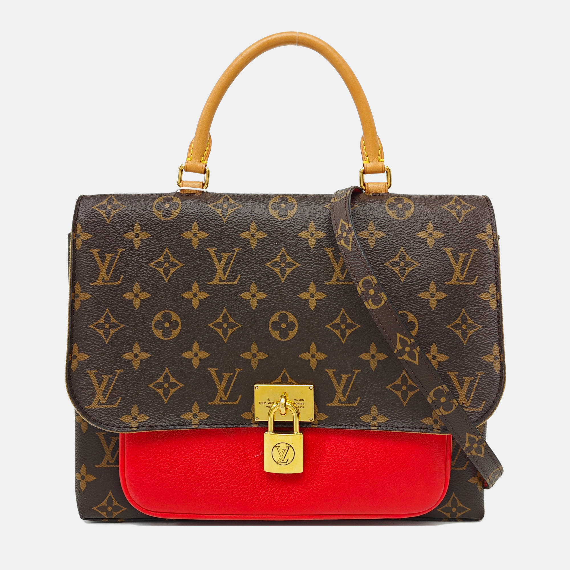 MARIGNAN Monogram Coated Canvas Brown