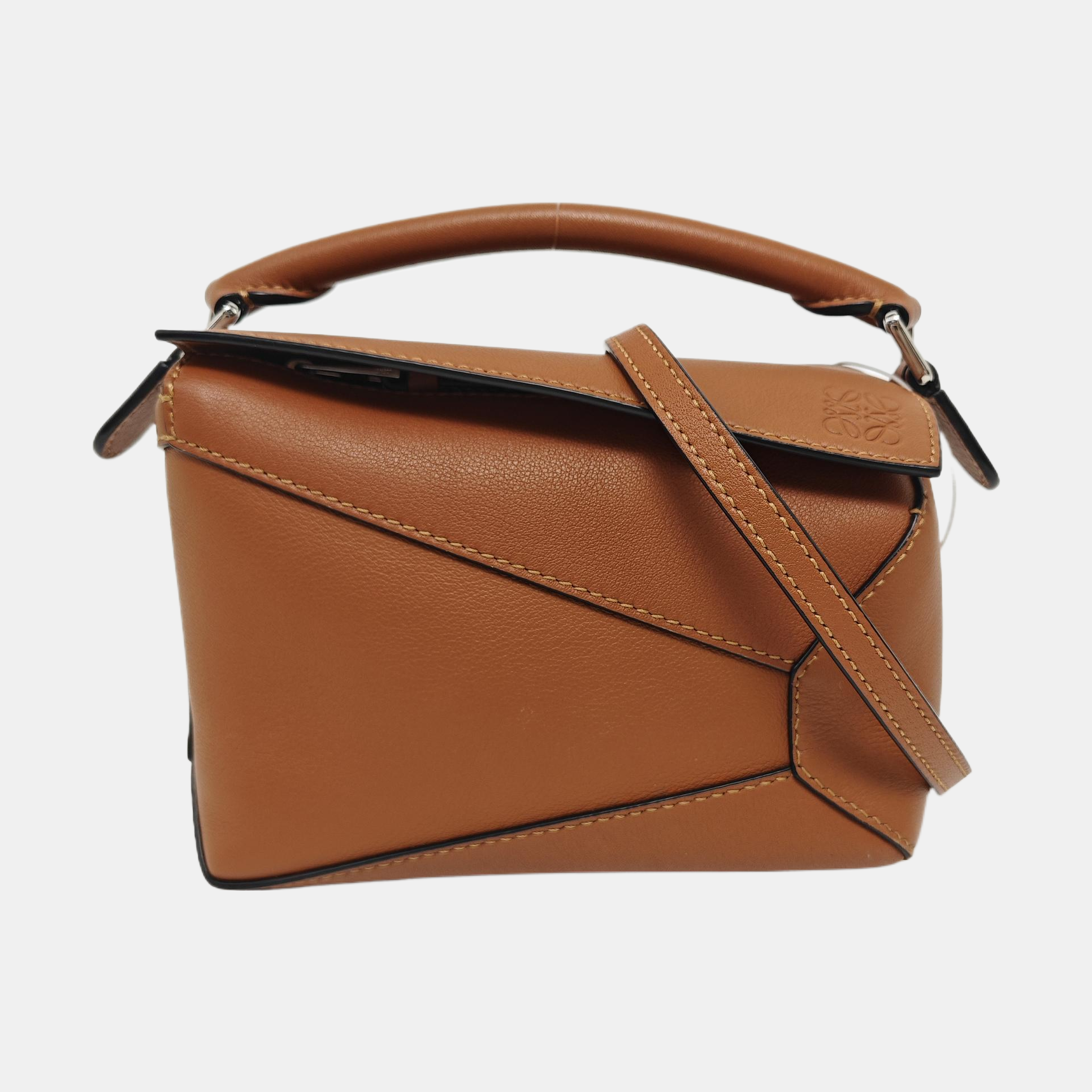 Puzzle Mini Calfskin Brown