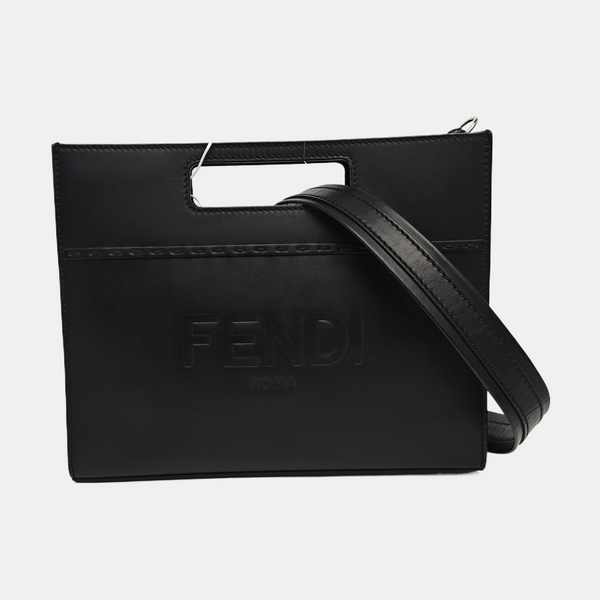 Quilted Calfskin Tote Bag Black