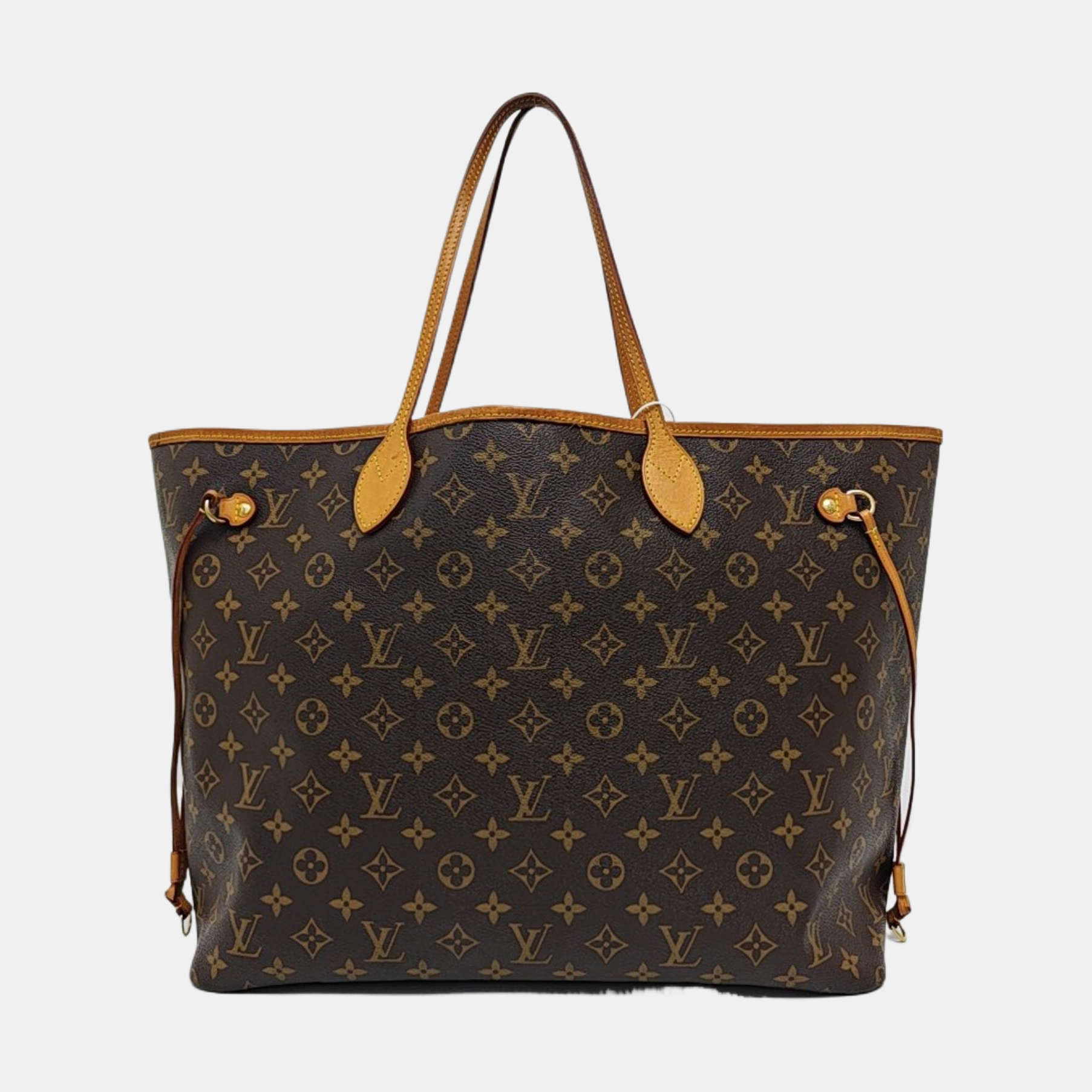 NEVERFULL GM Monogram Coated Canvas Brown
