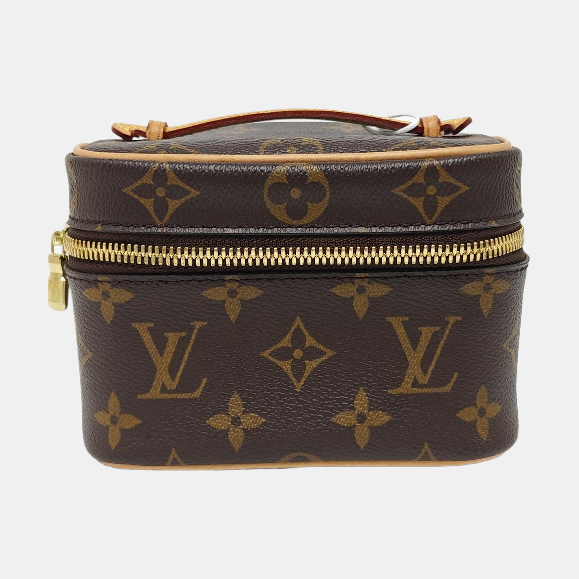NICE Super Mini Monogram Coated Canvas Brown