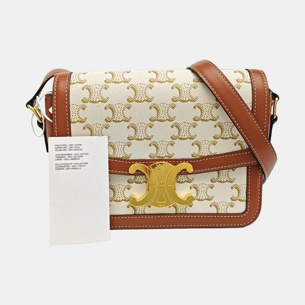 TRIOMPHE Teen Coated Canvas White
