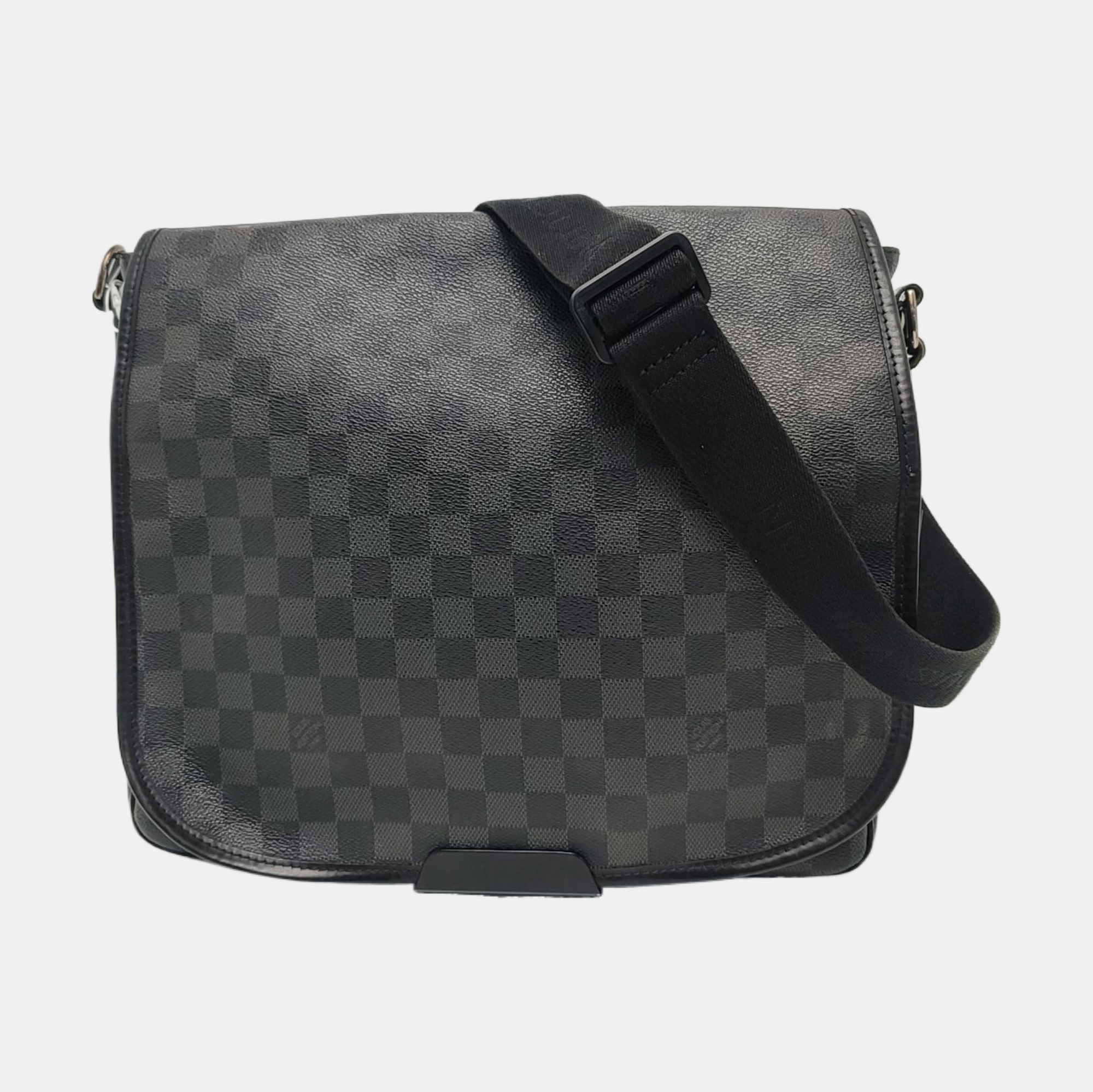 DANIEL MM Damier Graphite Coated Canvas Gray