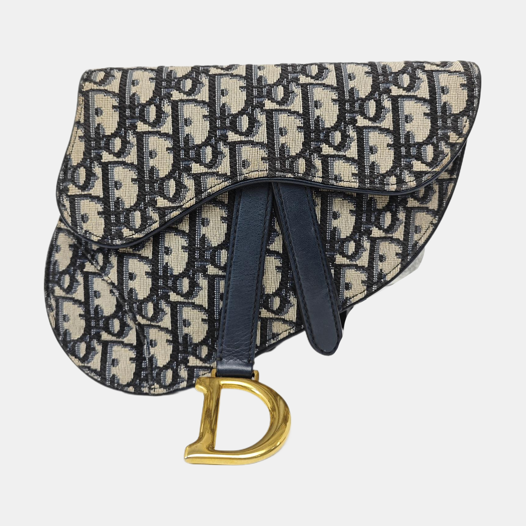 Saddle Mini Oblique Fabric Blue