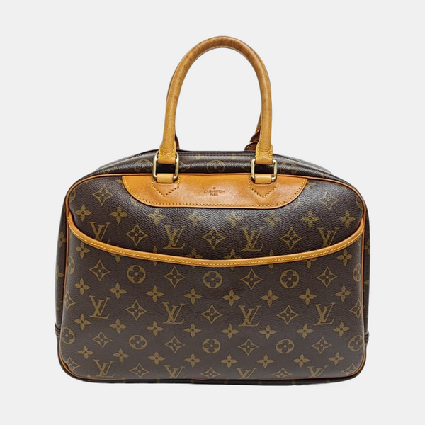 DEAUVILLE Monogram Coated Canvas Brown
