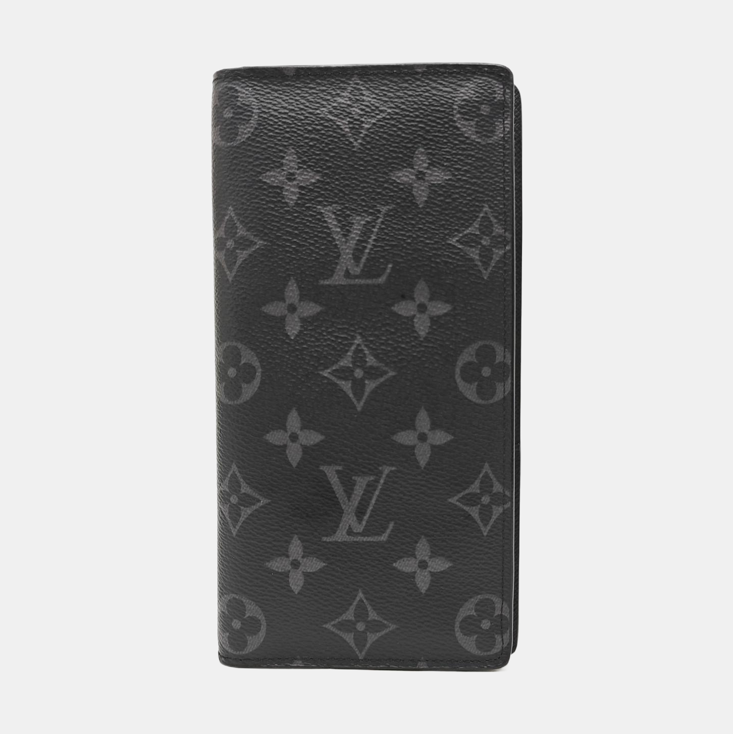 BRAZZA Monogram Coated Canvas Black Wallet
