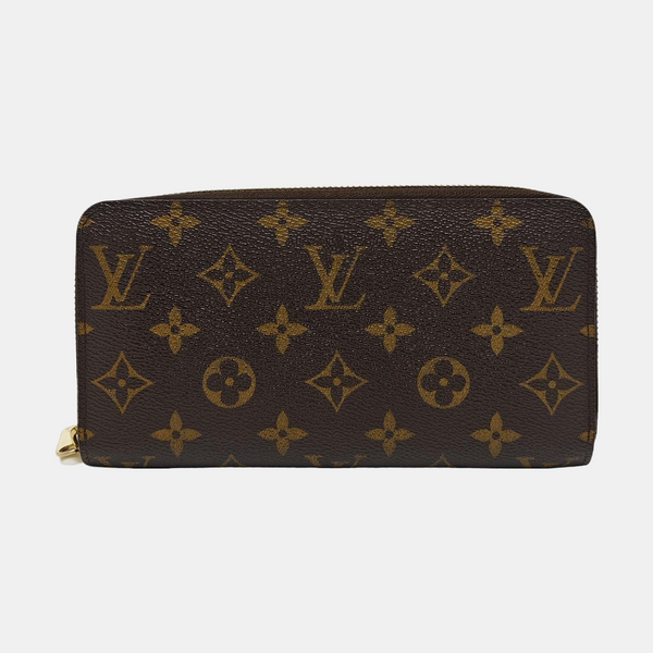 ZIPPY Monogram Coated Canvas Brown Wallet