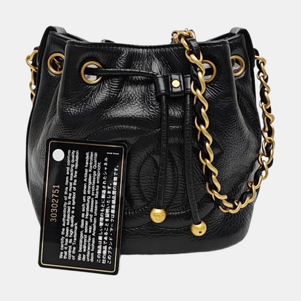 Calfskin Shoulder Bag Black