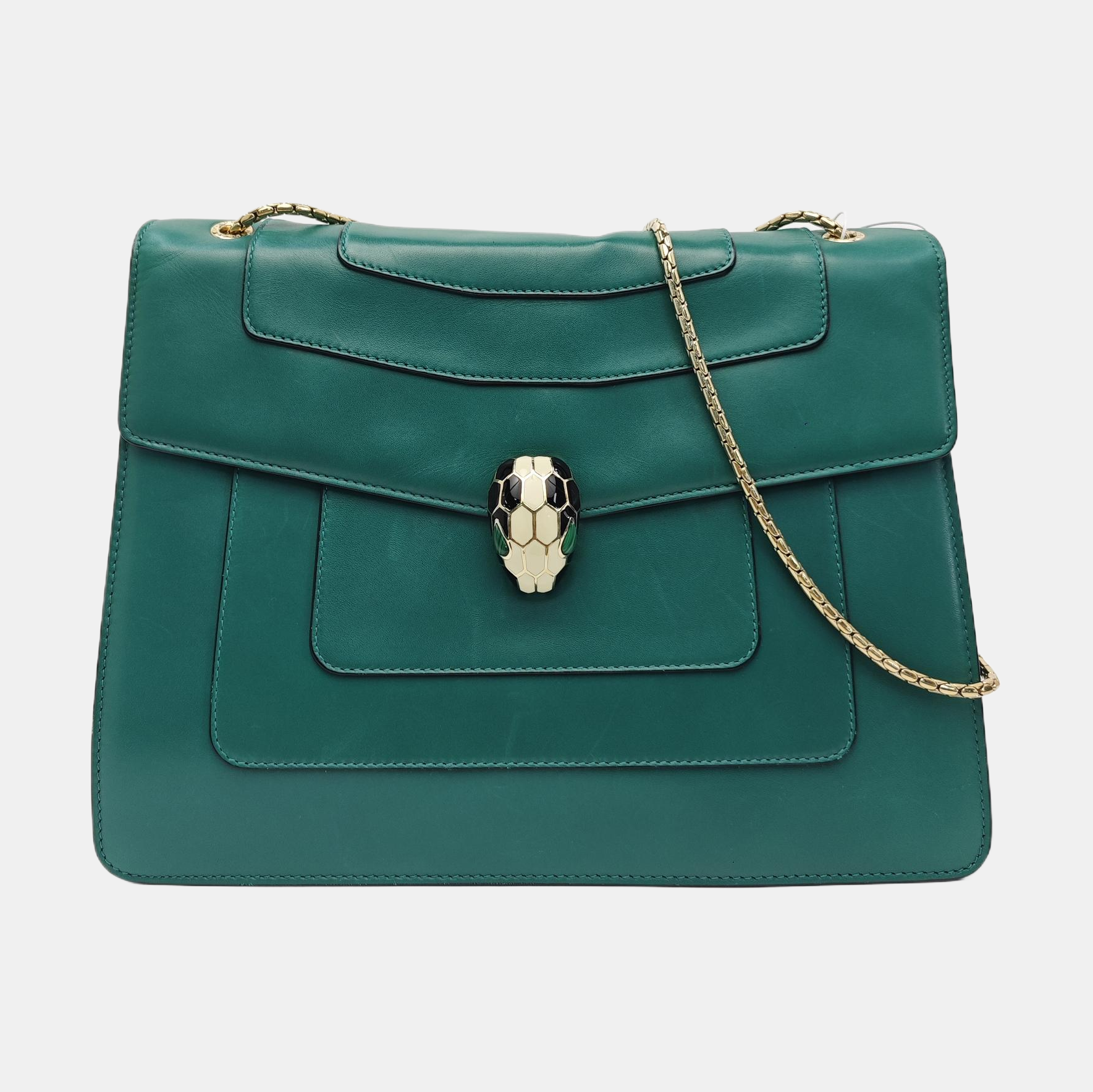 SERPENTI FOREVER Calfskin Green