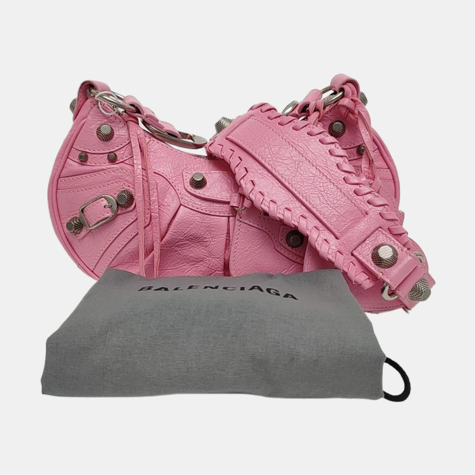 Le Cagole Mini Lambskin Red
