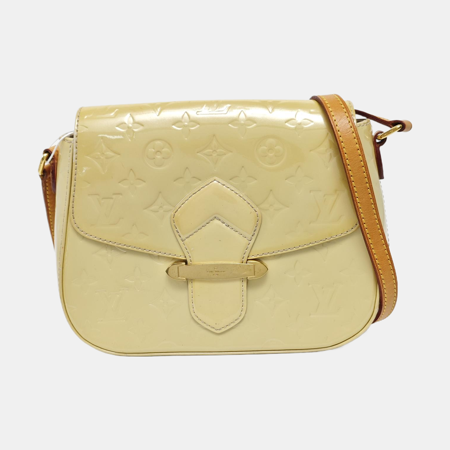 BELLFLOWER PM Patent Leather Beige