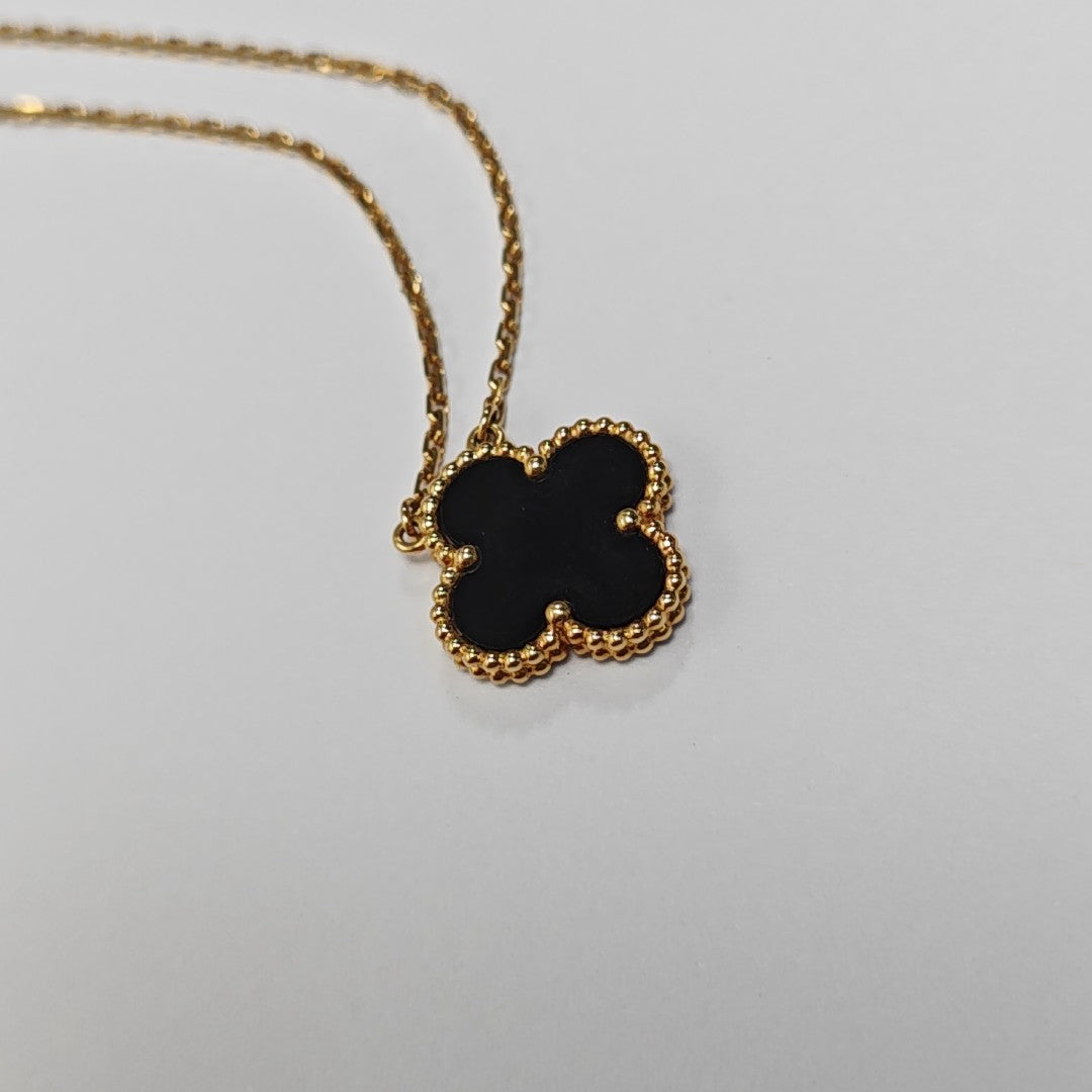 Vintage Alhambra 18k Gold Necklace