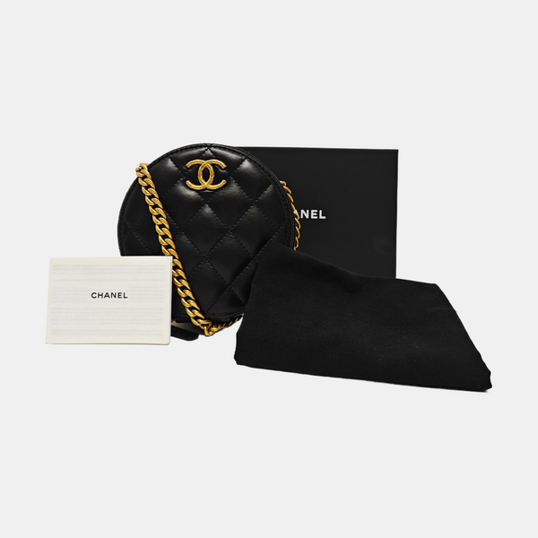CHANEL 19 Quilted Lambskin Black