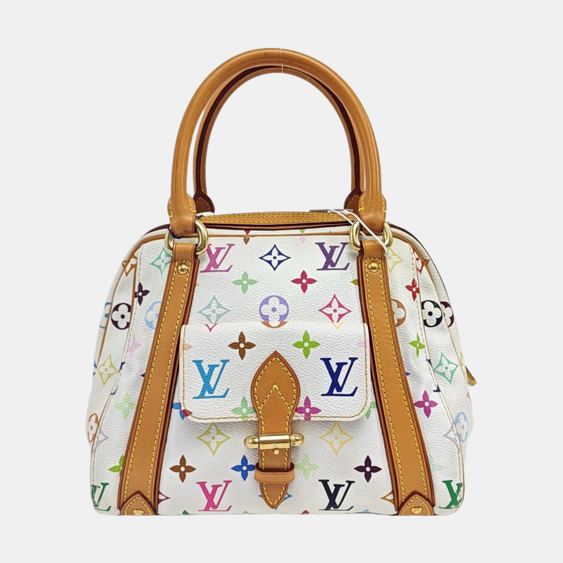 LV × TM PRISCILLA Monogram Coated Canvas White