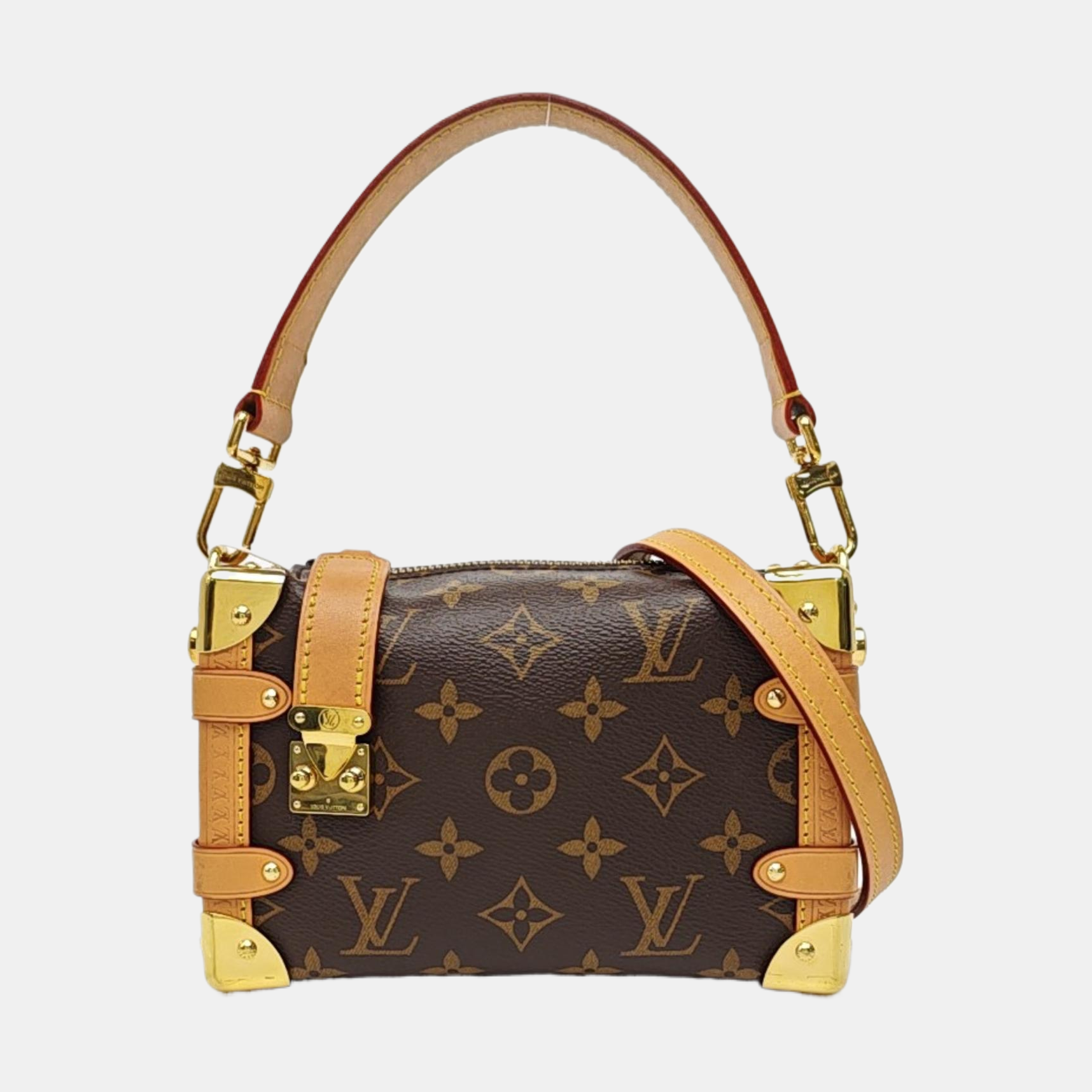 SIDE TRUNK PM Monogram Coated Canvas Brown