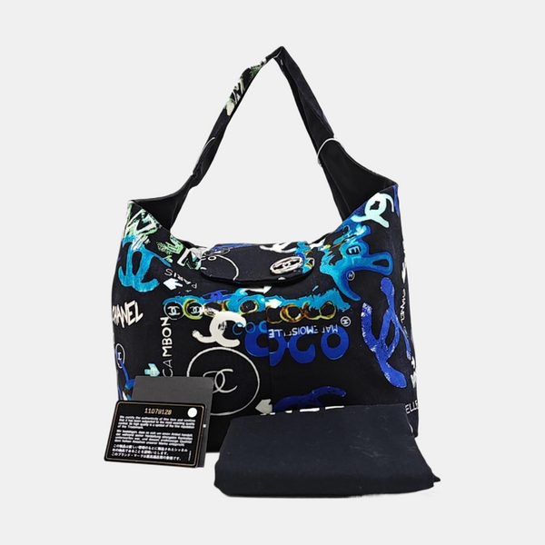 TRAVEL LINE Canvas Black