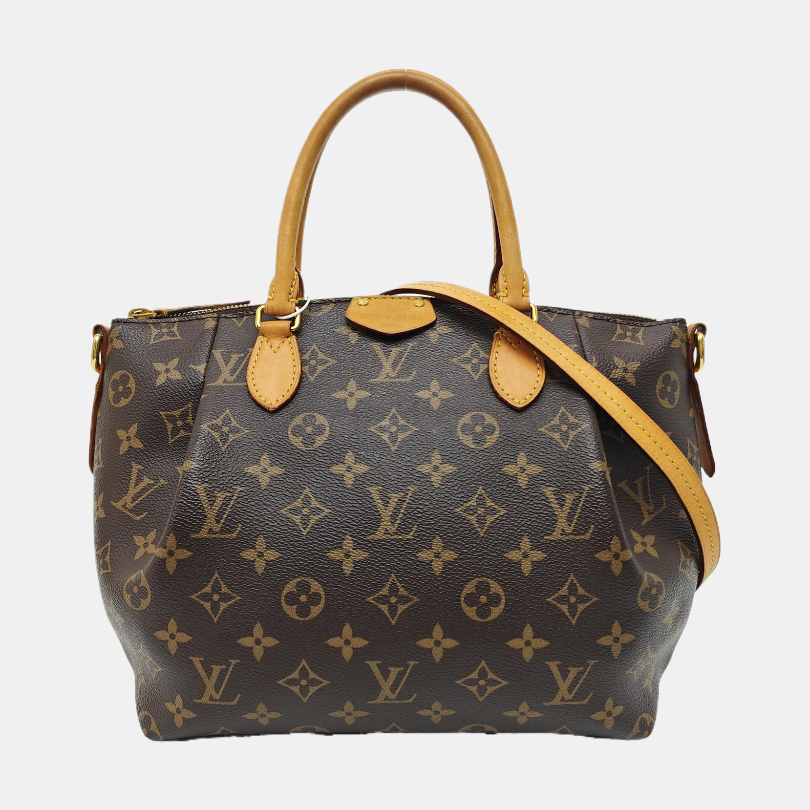 TURENNE PM Monogram Coated Canvas Brown