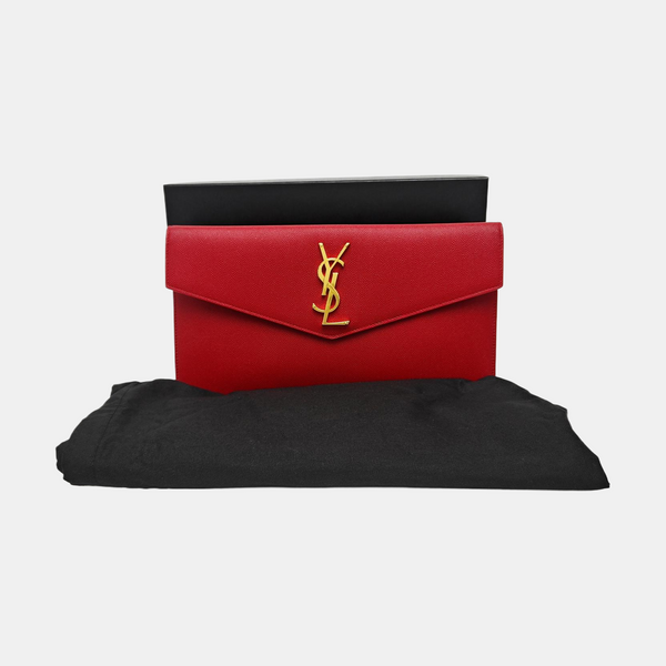 UPTOWN Small Calfskin Red
