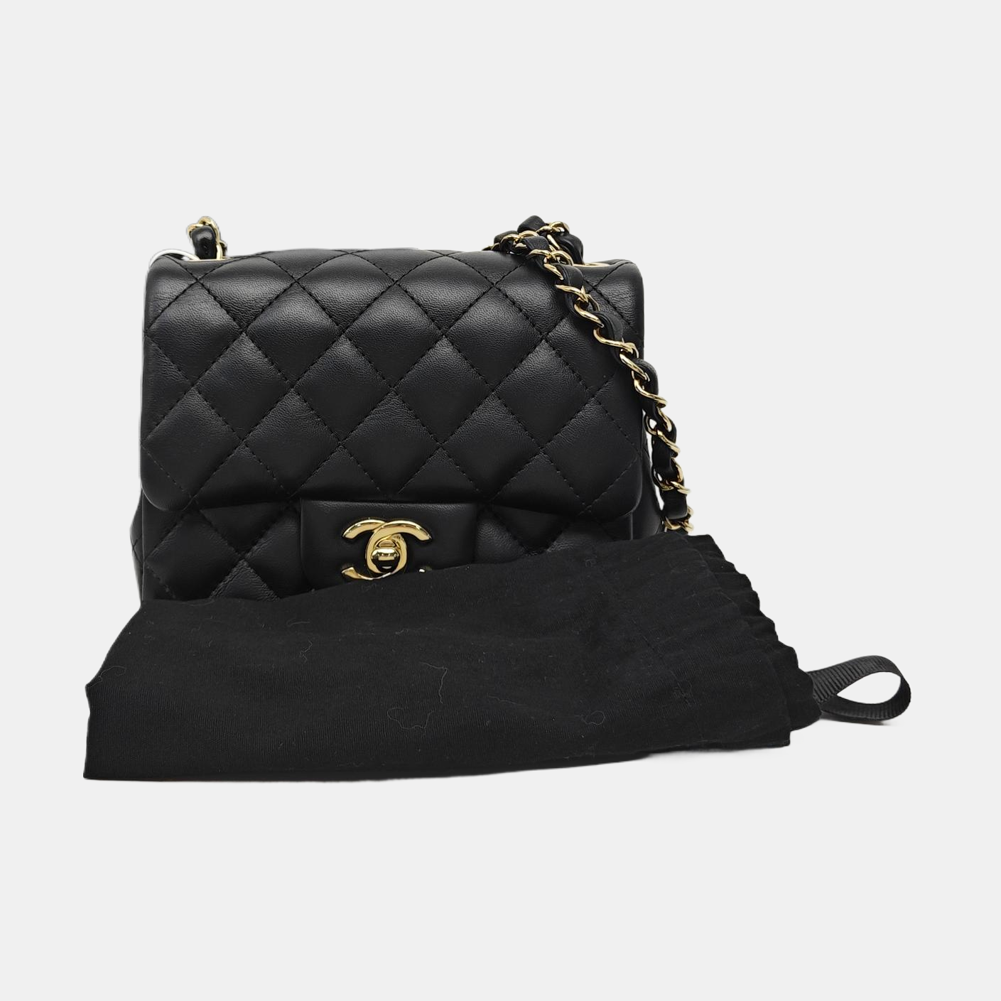 CLASSIC FLAP Mini Quilted Lambskin Black