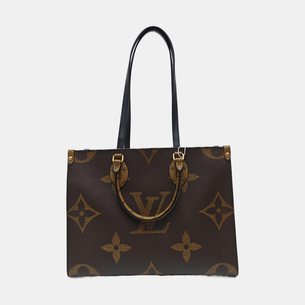 ONTHEGO MM Monogram Coated Canvas Brown