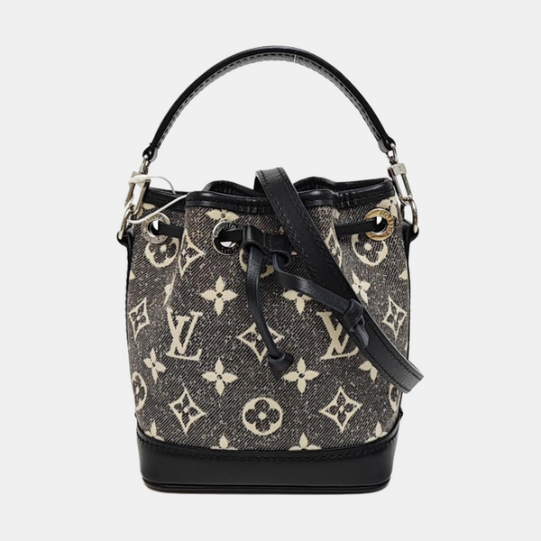NOÉ Nano Monogram Canvas Gray