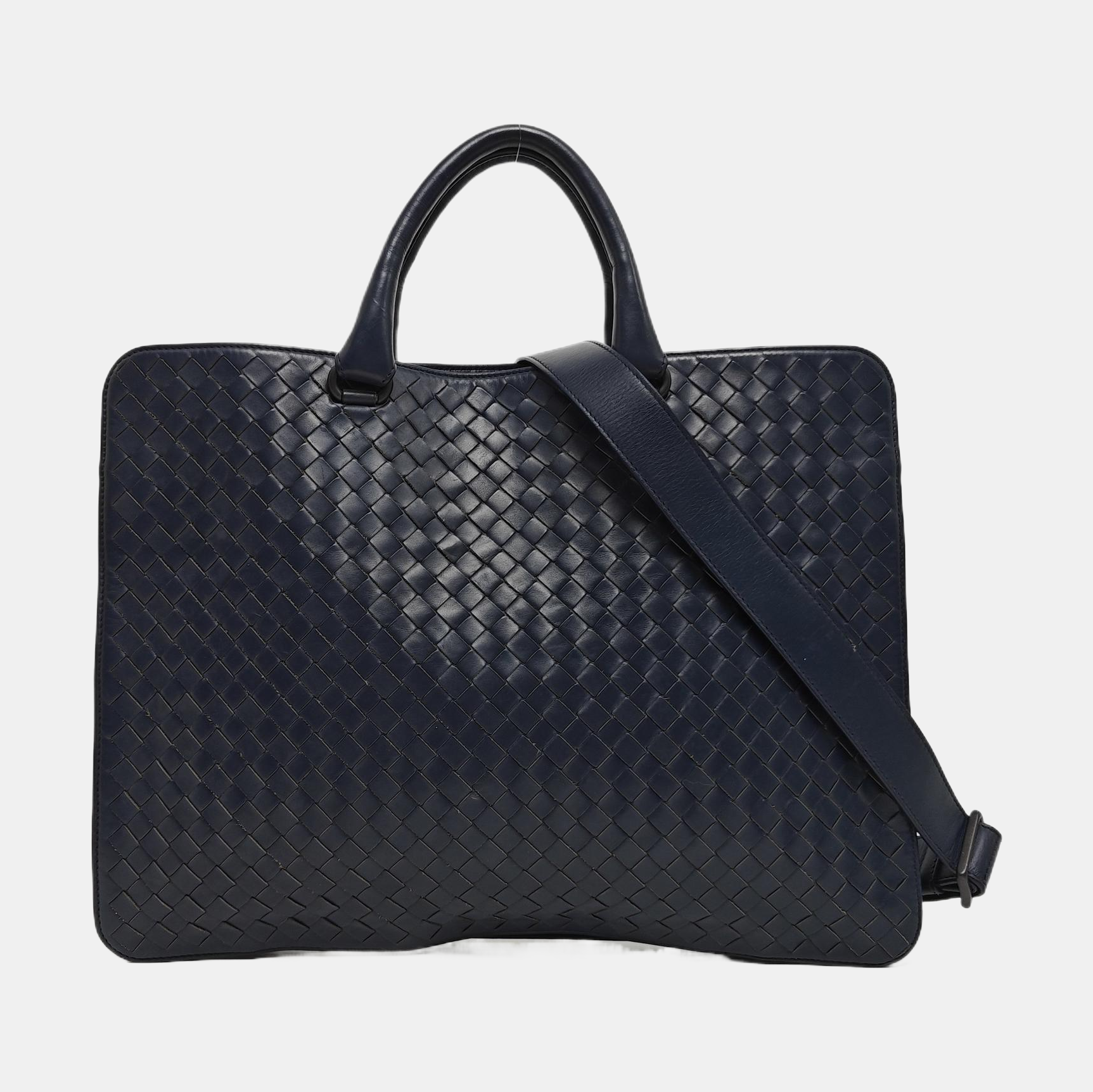 Calfskin Shoulder Bag Blue