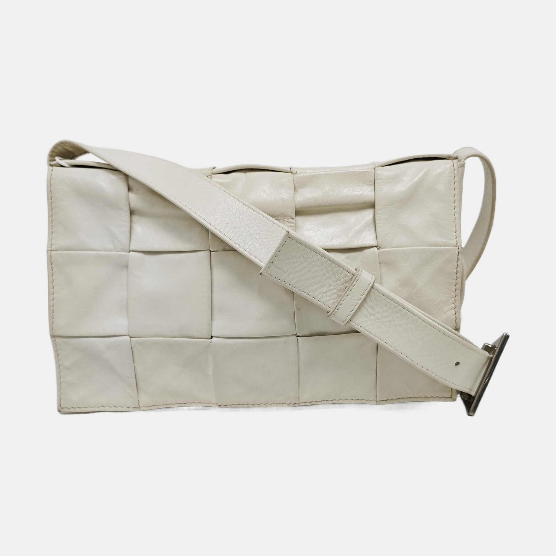 Cassette Medium Calfskin White
