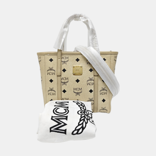 TONI Monogram Coated Canvas Beige