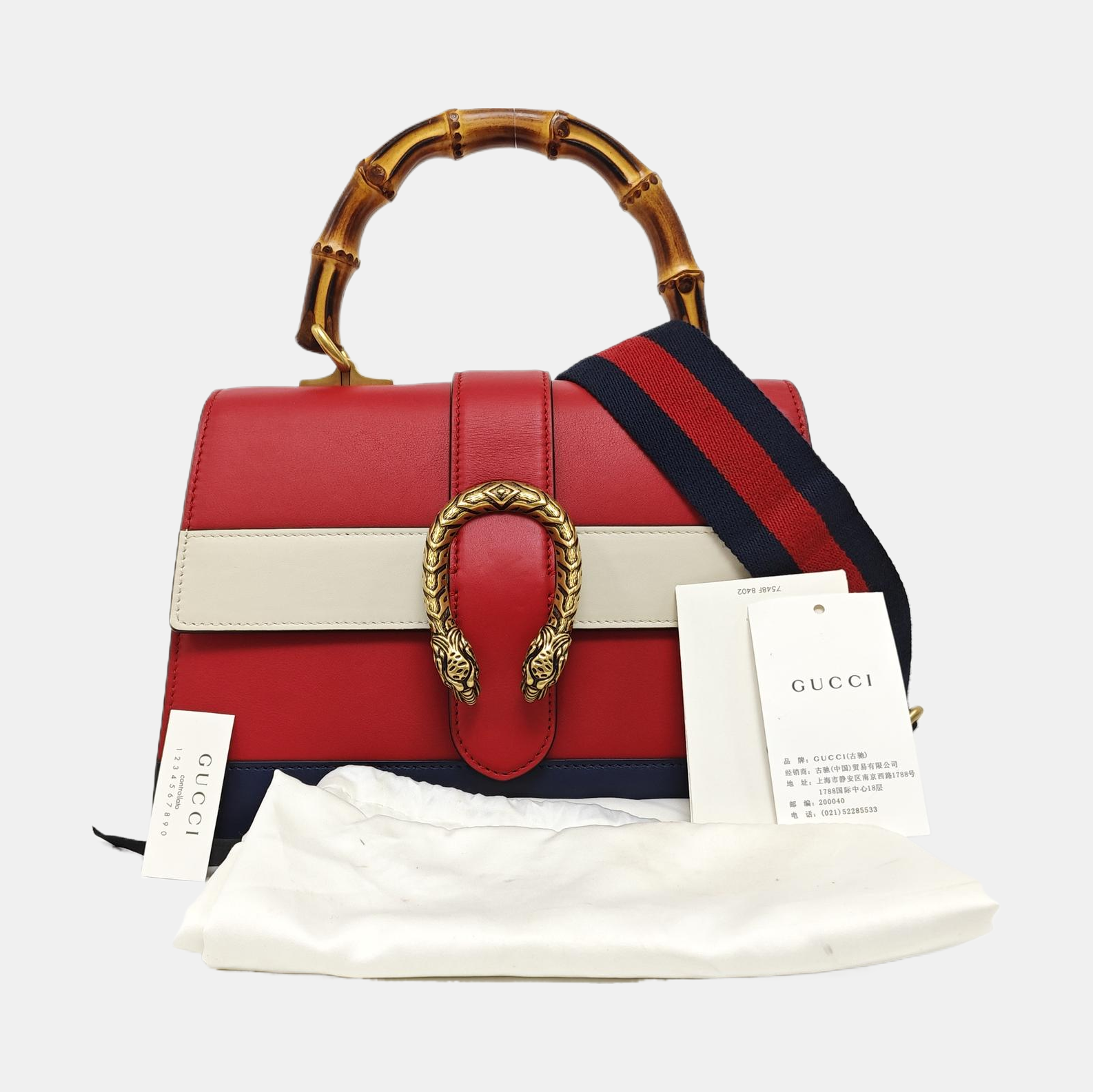 Dionysus Medium Calfskin Red