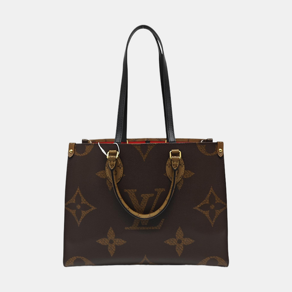 ONTHEGO MM Monogram Coated Canvas Brown