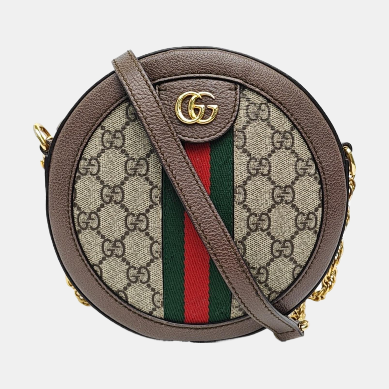 Ophidia Mini Monogram Coated Canvas Beige