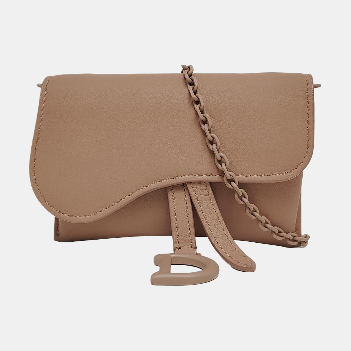 Saddle Mini Calfskin Pink