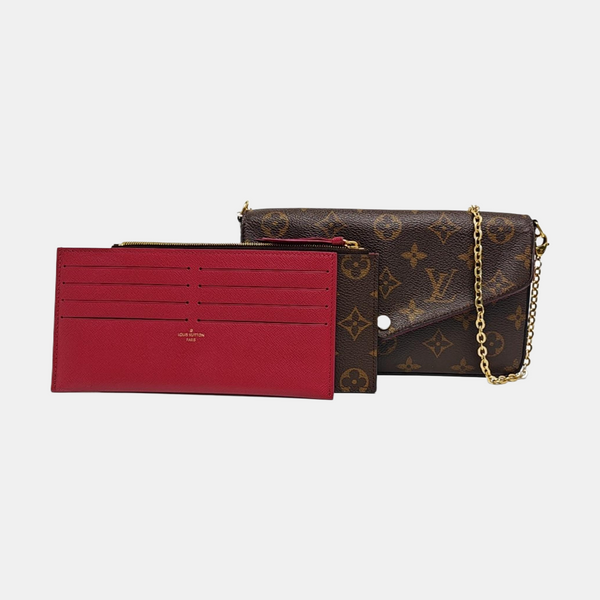 FÉLICIE Monogram Coated Canvas Brown