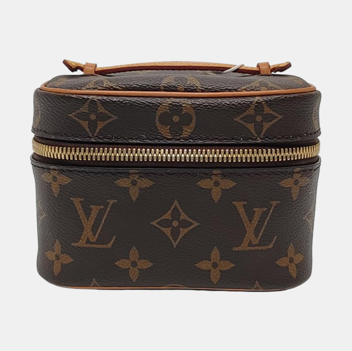 NICE Super Mini Monogram Coated Canvas Brown