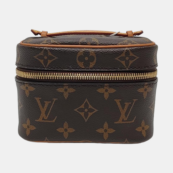 NICE Super Mini Monogram Coated Canvas Brown