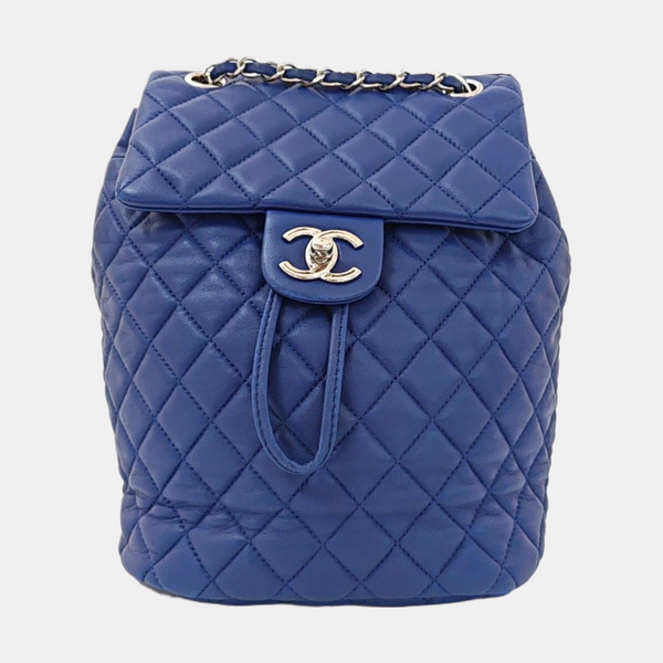 URBAN SPIRIT Small Quilted Lambskin Blue