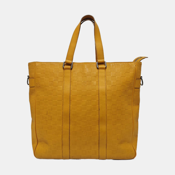 TADAO PM Damier Calfskin Yellow