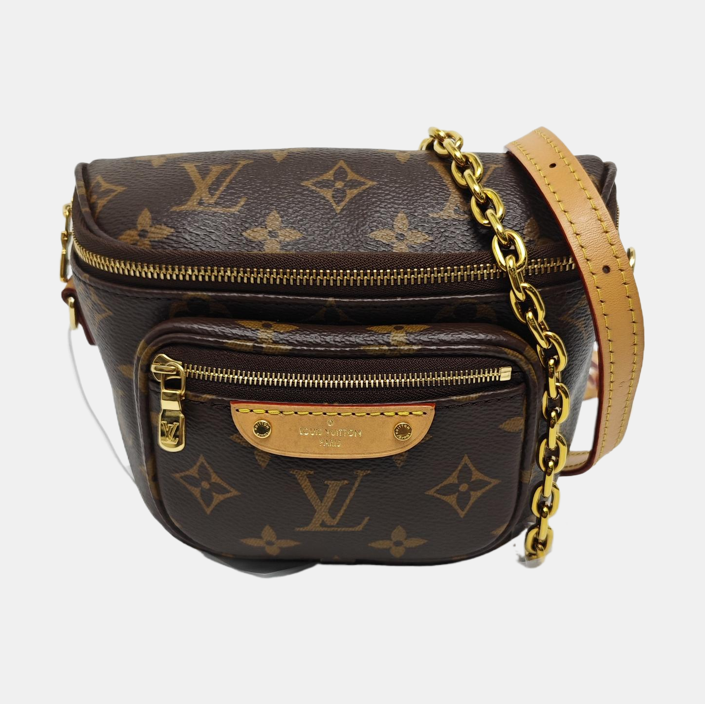UTILITY Mini Monogram Coated Canvas Brown