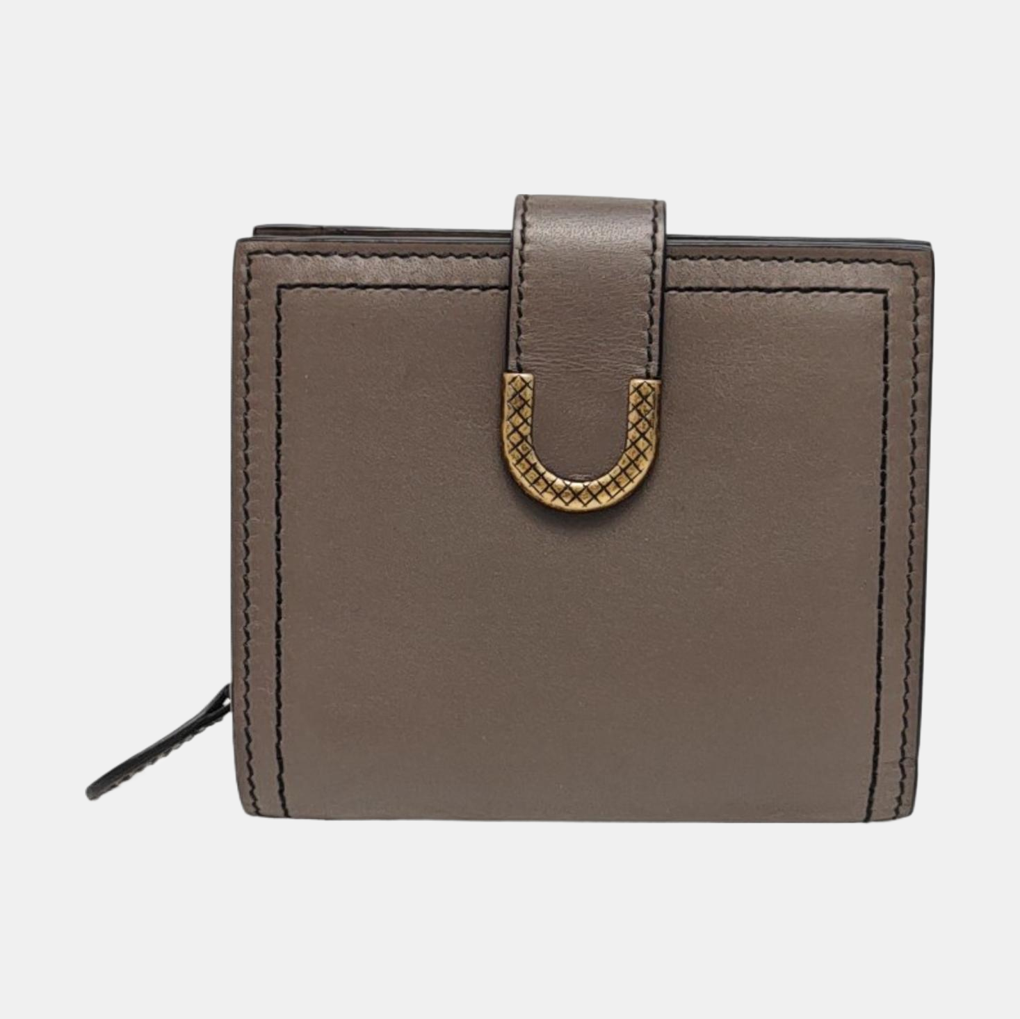 Calfskin Wallet Gray