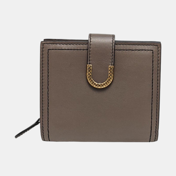 Calfskin Wallet Gray