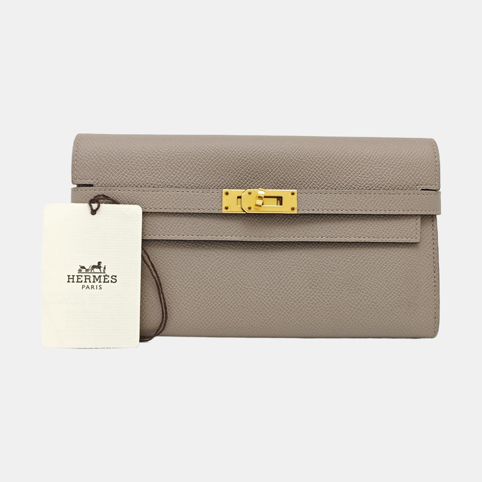 Kelly 20 Epsom Gray Wallet