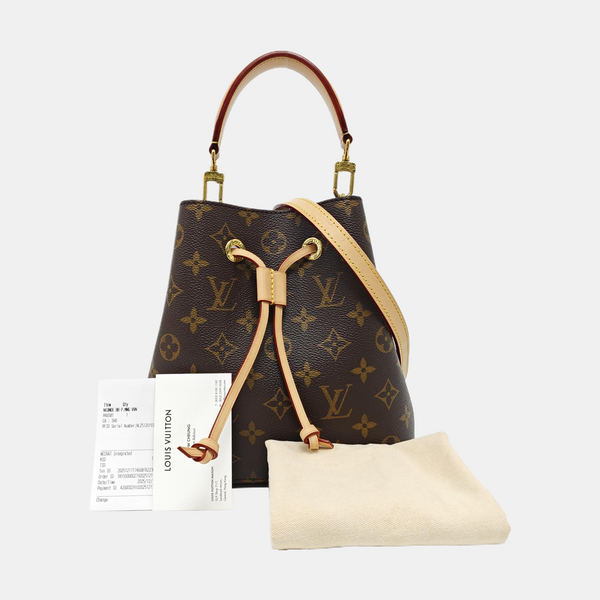 NÉONOÉ BB Monogram Coated Canvas Brown