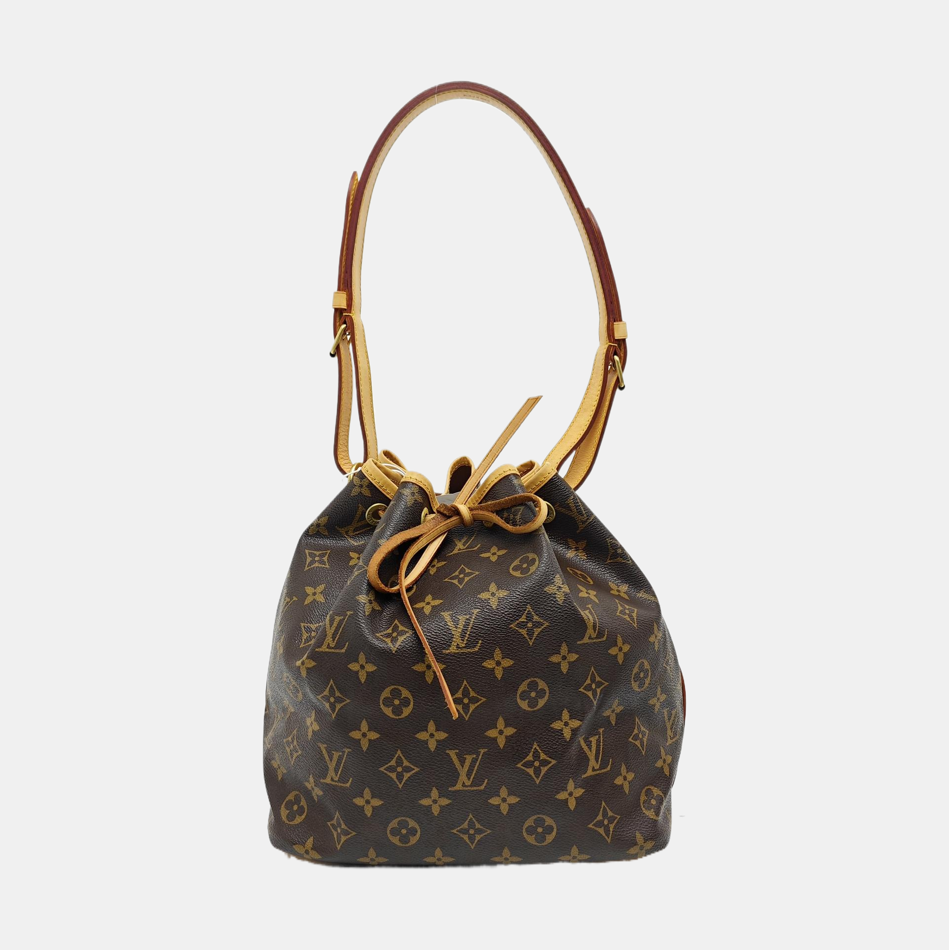 NÉONOÉ PM Monogram Coated Canvas Brown