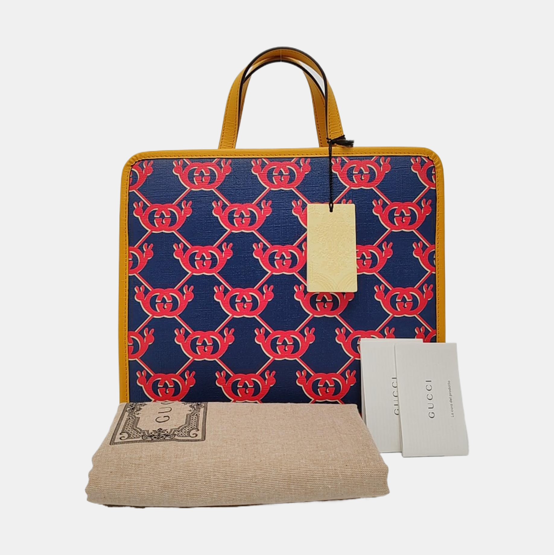 Monogram Coated Canvas Blue