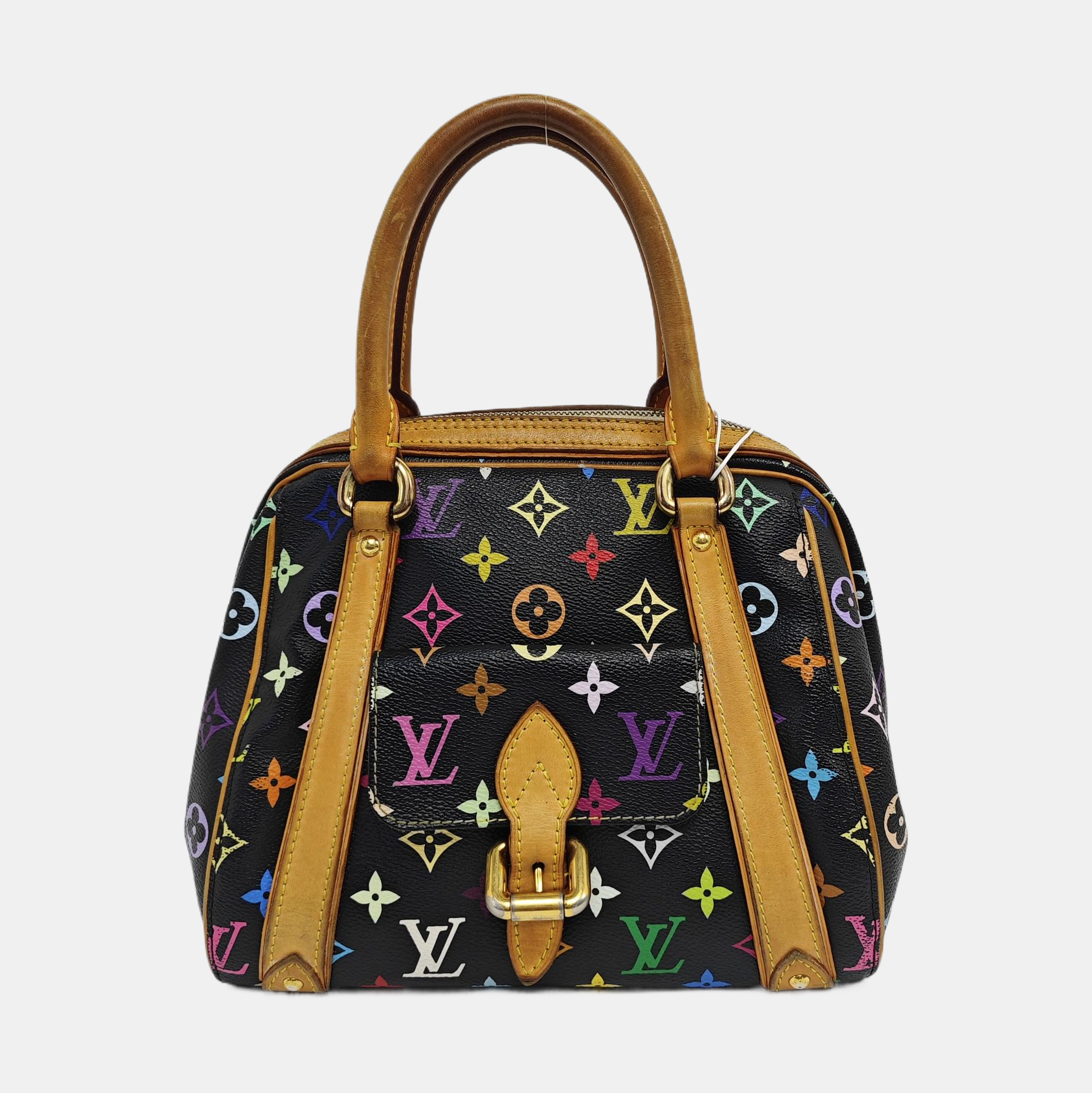 LV × TM PRISCILLA Monogram Coated Canvas Black